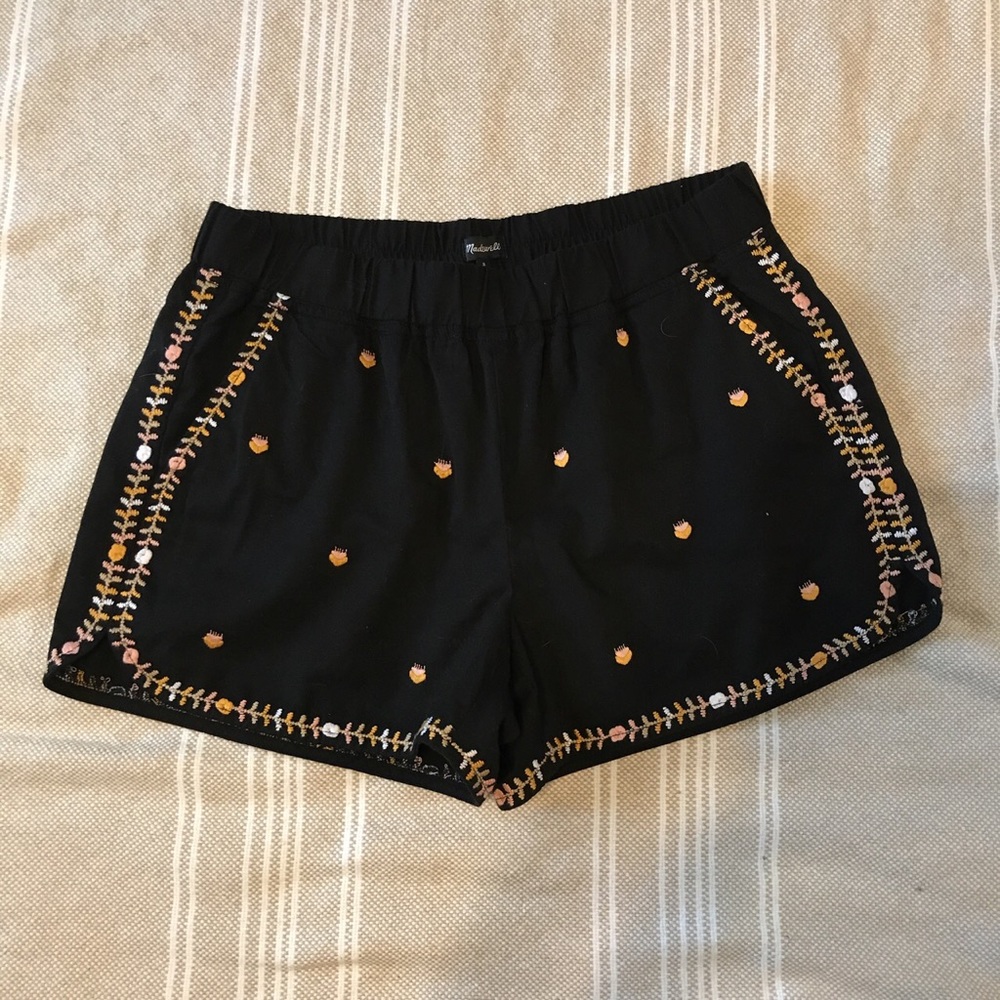 MADEWELL EMBROIDERED SHORTS
